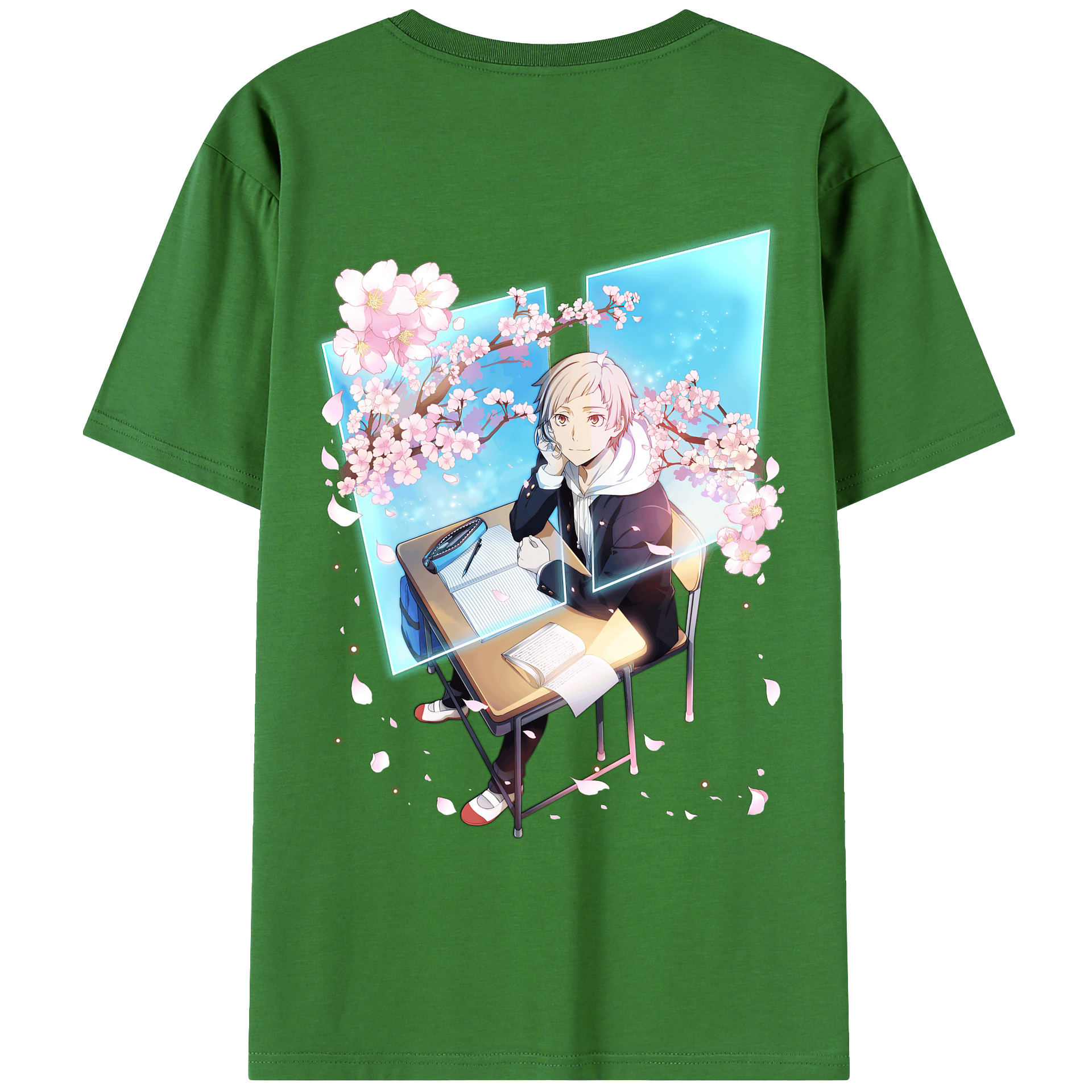 （画像用） 文豪ストレイドッグス Bungo Stray Dogs レディース半袖Tシャツ(バックプリント)